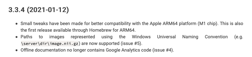 tracto_r's tweet photo. TractoR v3.3.4 is now available. This is a bug-fix release with improved support for images on Windows servers and Macs with the new M1 chip. https://t.co/ZJnm4zZmu2 https://t.co/Jp7ISZuImE