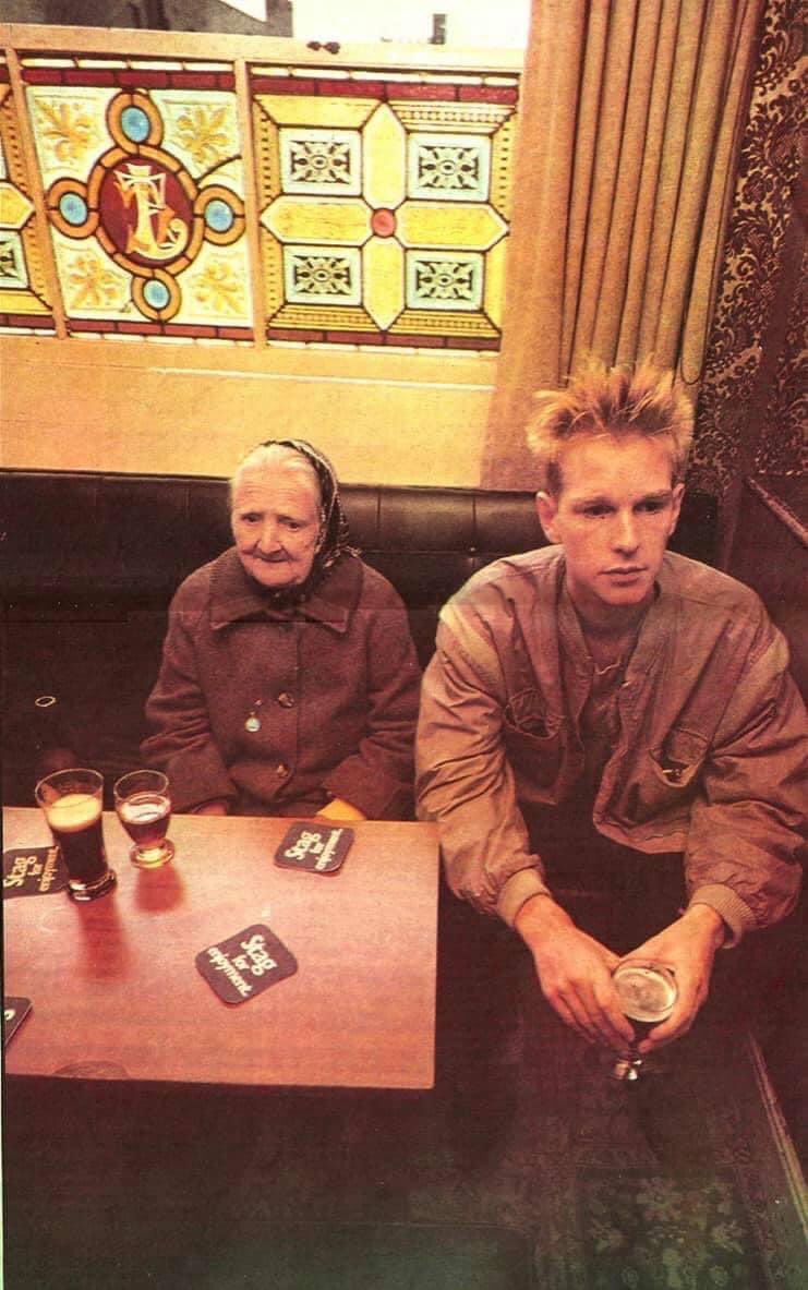 PhotosOfDublin's tweet image. Andy Fletcher from the Depeche Mode at the Welcome Inn, Parnell Street. 

1983