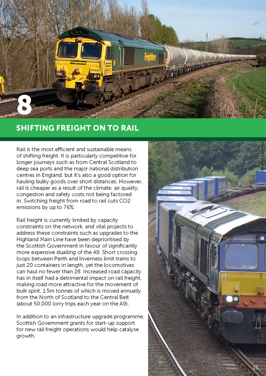 Freight and electrification get sections of their own. Acceleration of the uptake of both is proposed. Nothing contentious here, and the wording is supportive of current electrification goals whilst calling for more ambition…