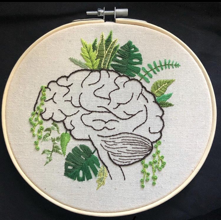 NeedlesNeurons's tweet photo. Brains. That’s all. 
#ScienceEmbroidery #SciArt https://t.co/0IyZdPe7hW