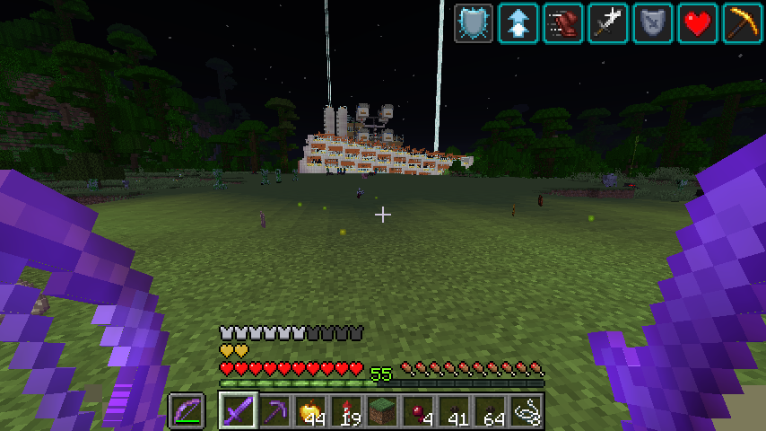 ট ইট র をちゃわん 雷雨の夜は招雷トライデント片手にmobの頭狩りをしてるので 一夜明けると平野が帯電クリーパーによるクレーターだらけに マインクラフト