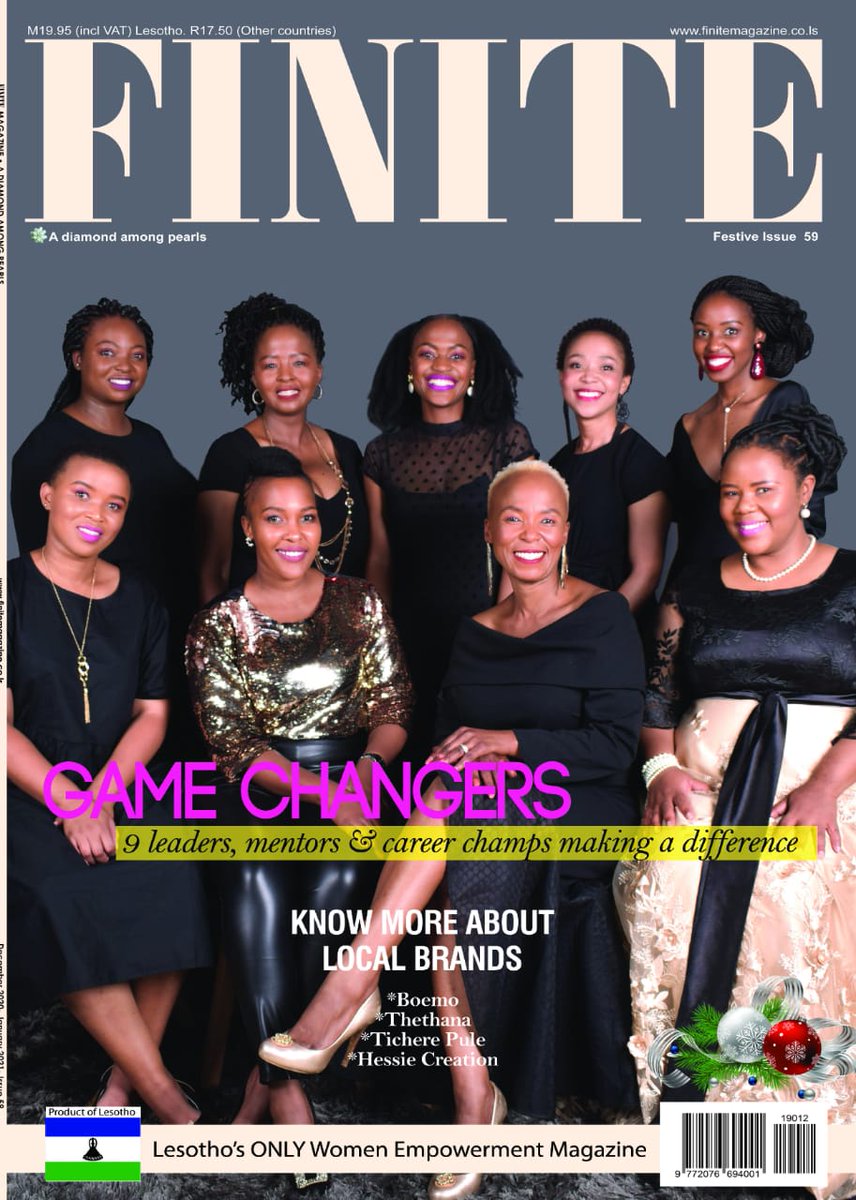 startsmartLes's tweet photo. Did we mention we made the cover of FINITE Magazine 🇱🇸🇱🇸💃
Our CIO Maneo Seekane (@maneo_seekane) spoke in detail #DesignThinking work we do with our country's MSMEs❤️
We made the cover with our nation's most amazing trailblazers in skills &amp; career development. What an Honor! 😇 https://t.co/vvlKKWseGc