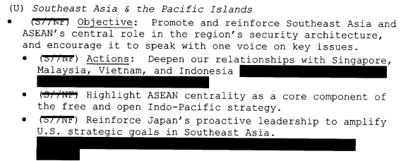 7) Southeast Asia is the last section, and from my reading of the framework it appears to be the least important.This will not surprise many regional observers, but I think it is a mistake that reveals the central weakness of the administration's Indo-Pacific approach.