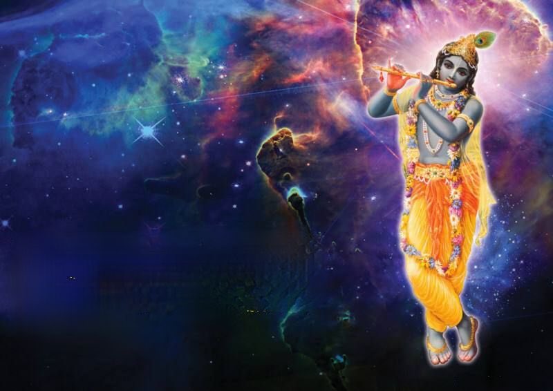 KCSociety_India's tweet photo. Before the creation, Krishna was existing, and when there is creation, everything is resting in Krishna, and when this creation is finished, Krishna will remain. Therefore, He is Absolute Truth in all circumstances.

-Srimad Bhagavatam 10.2.26, purport https://t.co/T8pLzuBuZE