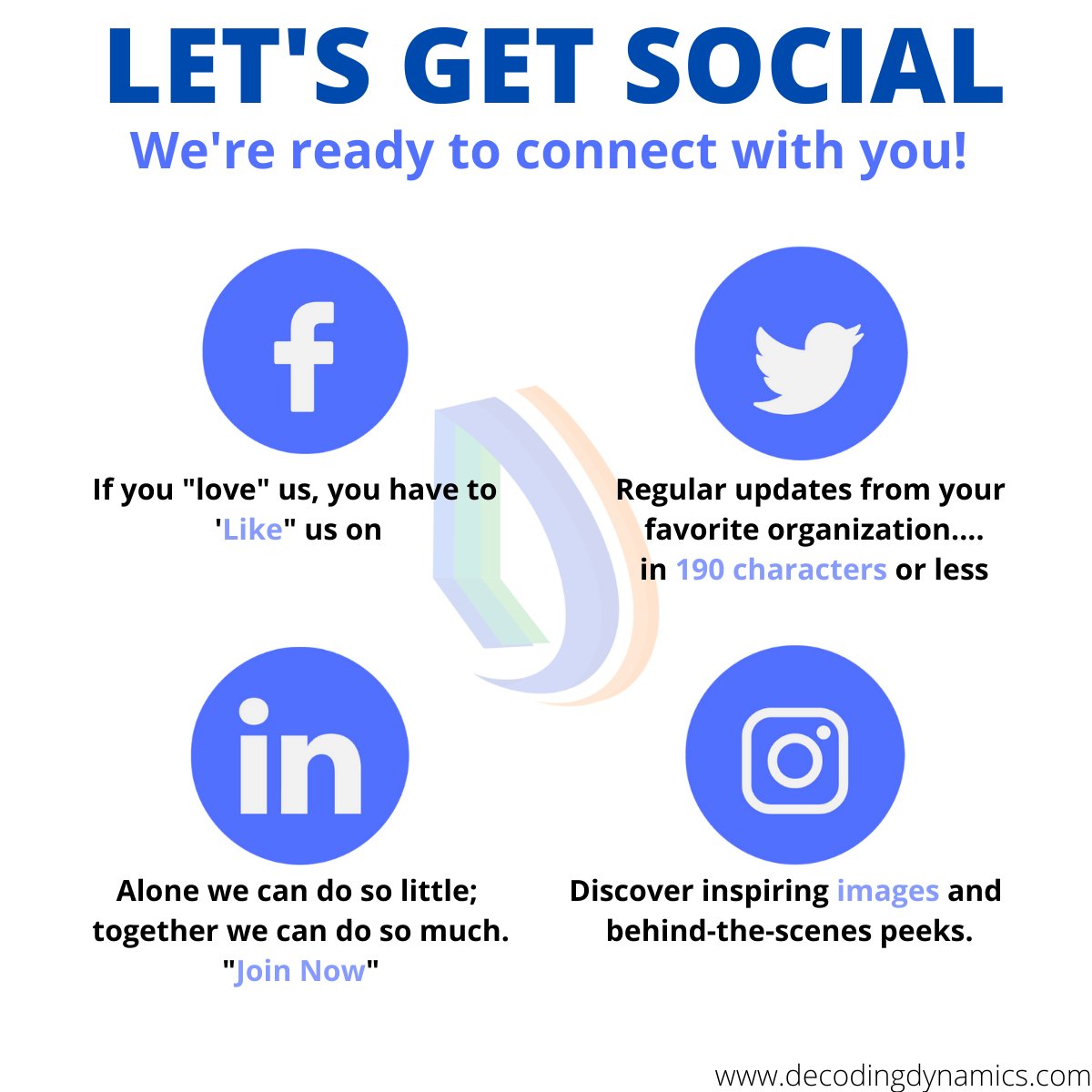 DecodingDynamic's tweet photo. #DDynamics
We invite you to come & join our #socialmedia to witness electioneering closely. Let's get engaged in the biggest festival of #democracy called #election
https://t.co/Olt4ejpuaU
https://t.co/nuaKv8Hmyk
https://t.co/1quGdCEZlq
https://t.co/RrH2x05N5b
#PowerOfSocialMedia https://t.co/hIejrll3eq
