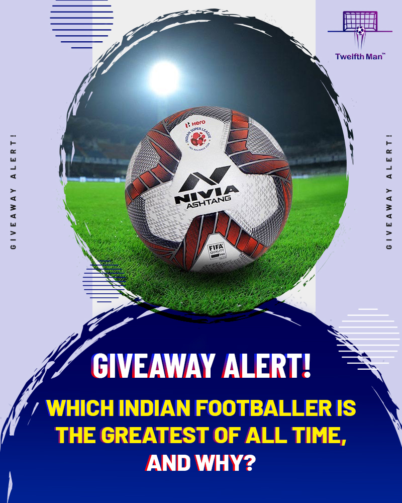 twelfthman_ofcl's tweet photo. This is your chance to get your hands on the official Indian Football League matchball! ⚽
All you have to do is answer the question the best you can in the comments below! 🤩

Download the Twelfth Man app now: https://t.co/U68TmIRqTB

#IndianFootball #WinFromHome #ContestAlert https://t.co/LknxCo7fMV