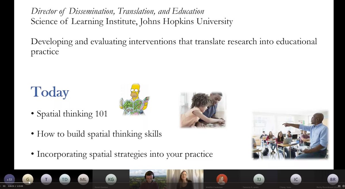 ThinkSpatialUL's tweet photo. Thrilled to have over 60 attendees from across the world and across disciplines at our first #spatialthinking seminar yesterday.  Dr. Kristin Gagnier from @JohnsHopkins gave a fantastic presentation. Details below on the remaining seminars in the series hosted by @ThinkSpatialUL https://t.co/g8Z7alf9yS