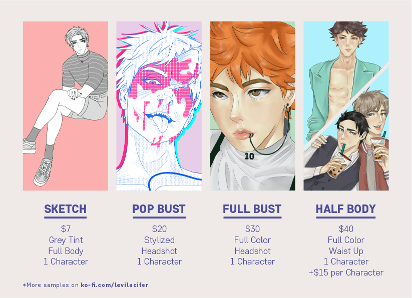 LeviLucifer's tweet photo. Art commissions: ✨ O P E N ✨
I look forward to working with you!
RTs appreciated 💖
https://t.co/IdURc23Mhz

#art #illustration #commissionsopen #commissions https://t.co/HZjLvyDM3v