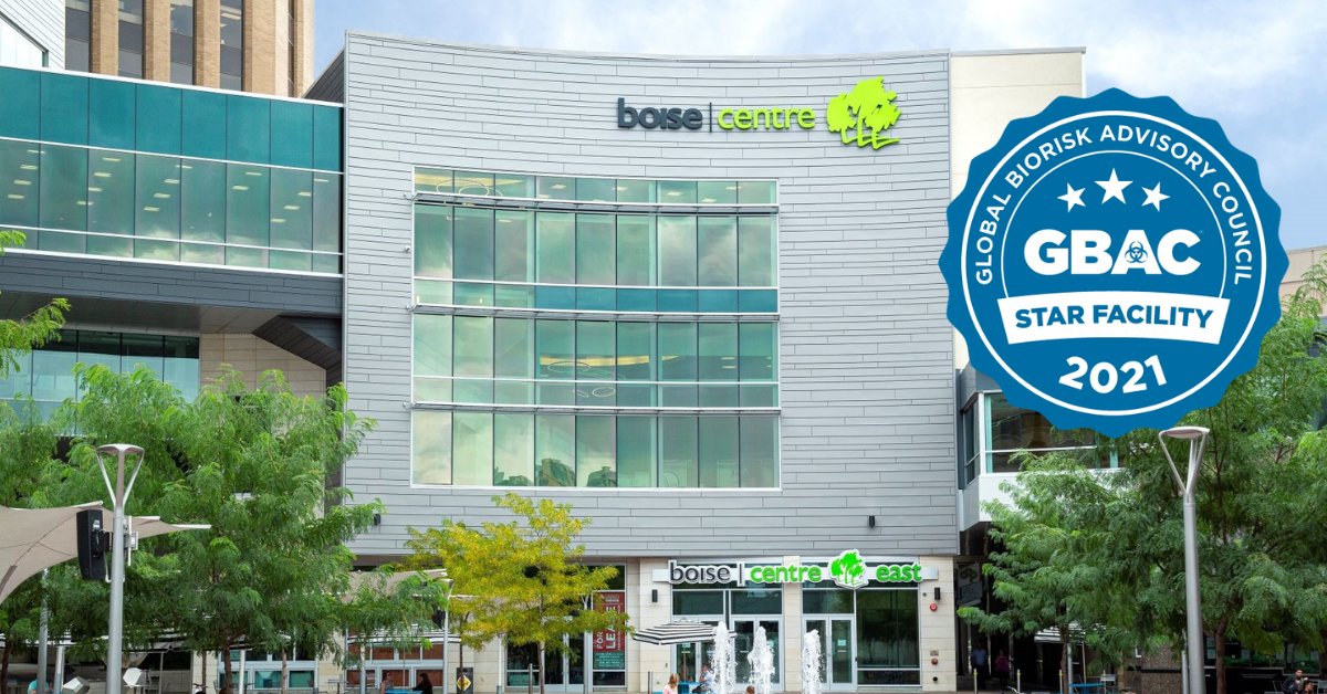 Excited to be the first event venue in Idaho to achieve the #GBACSTAR accreditation from the Biorisk Advisory Council (GBAC), a Division of @ISSAworldwide. We are committed to ensuring a clean & healthy environment for our staff & guests. Article bit.ly/3qdgkhf