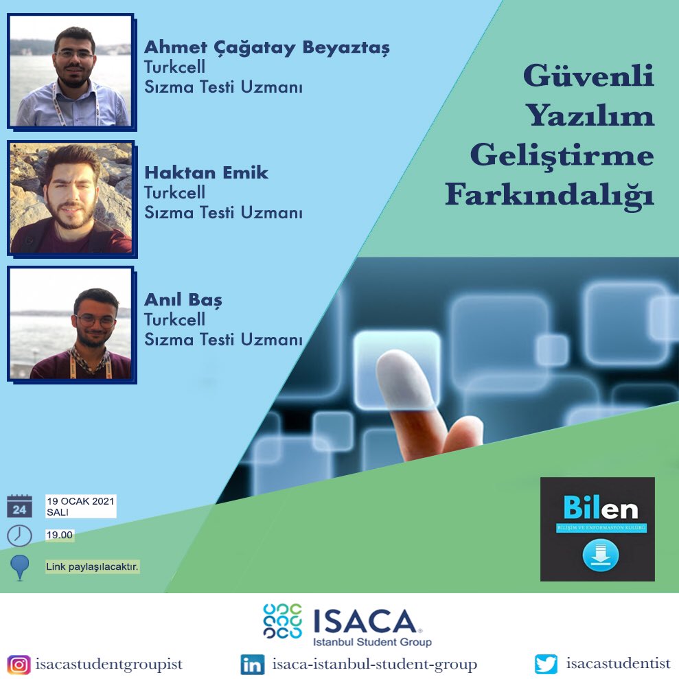 ISACA Istanbul Student Group tweet media