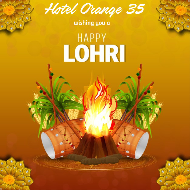 orangehotel35's tweet photo. This Lohri, We wish that the warmth of the bonfire, the sweetness of gud and rewari on this festive day remain with you forever. Have a wonderful Lohri! https://t.co/uGNUFQMfMi