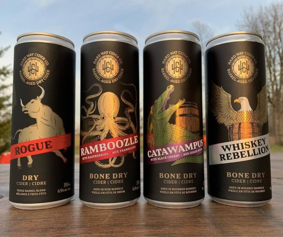 LorponLabels's tweet image. These labels for Hard Way Cider Co. feature an interesting contrast between their smooth matte finish and the spot gloss details on the artwork.

#owntheshelf #labels #labelling #premiumlabels #customlabels Image from @hardwaycider
