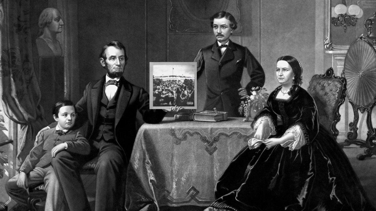 and ever since that day, Abraham would make it a ritual for his family to listen 'To Pimp A Butterfly' every day. He always chanted "this dick ain't free" while looking at his wife and doing the floss