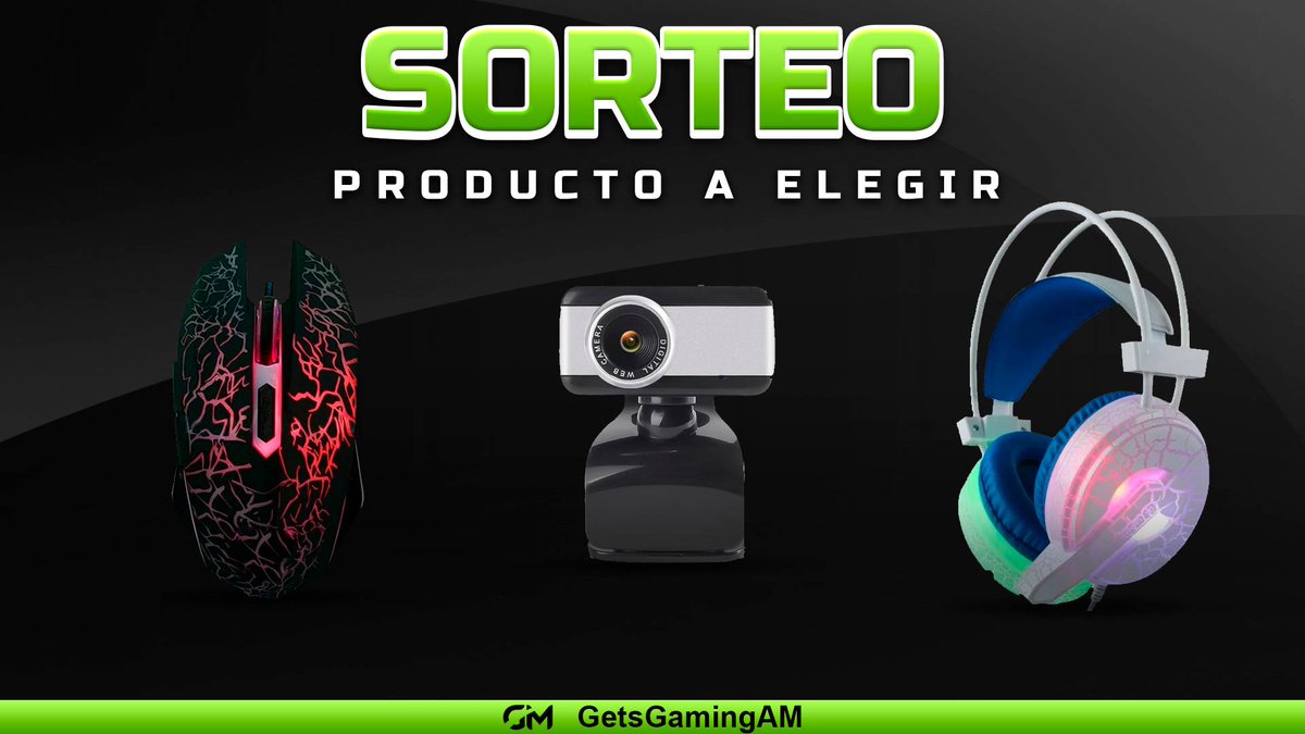 GetsGamingAM's tweet photo. 🎁💥#SORTEO DE PRODUCTO A ELEGIR💥🎁

REQUISITOS PARA PARTICIPAR:
• Dar RT🔁
• Seguir a @GetsGamingAM
• Seguir a https://t.co/nqwHMlsZR0

Finaliza el 16/01⏳

¡SUERTE! 🍀 https://t.co/1JjqQs7kCJ