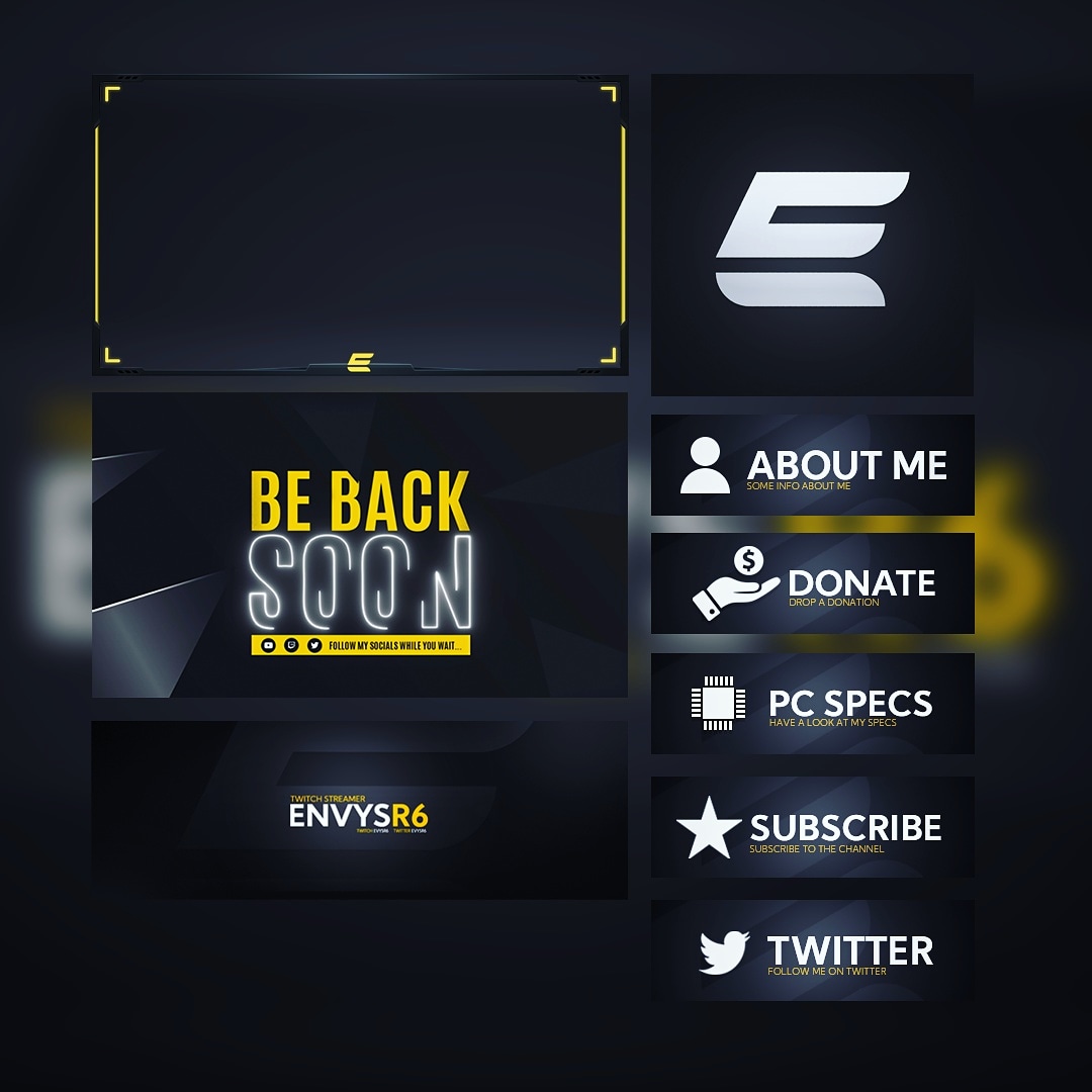 RStrongGraphics's tweet image. Twitch Revamp for @EnvysR6

Any feedback is amazing
Rt's appreciated