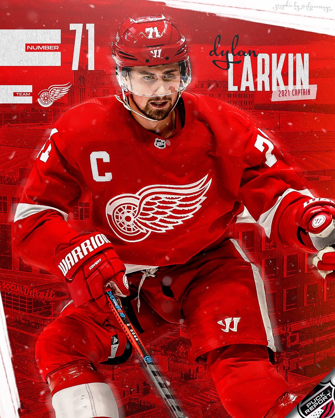 Red Wings Name Dylan Larkin Captain - Ilitch Companies News Hub