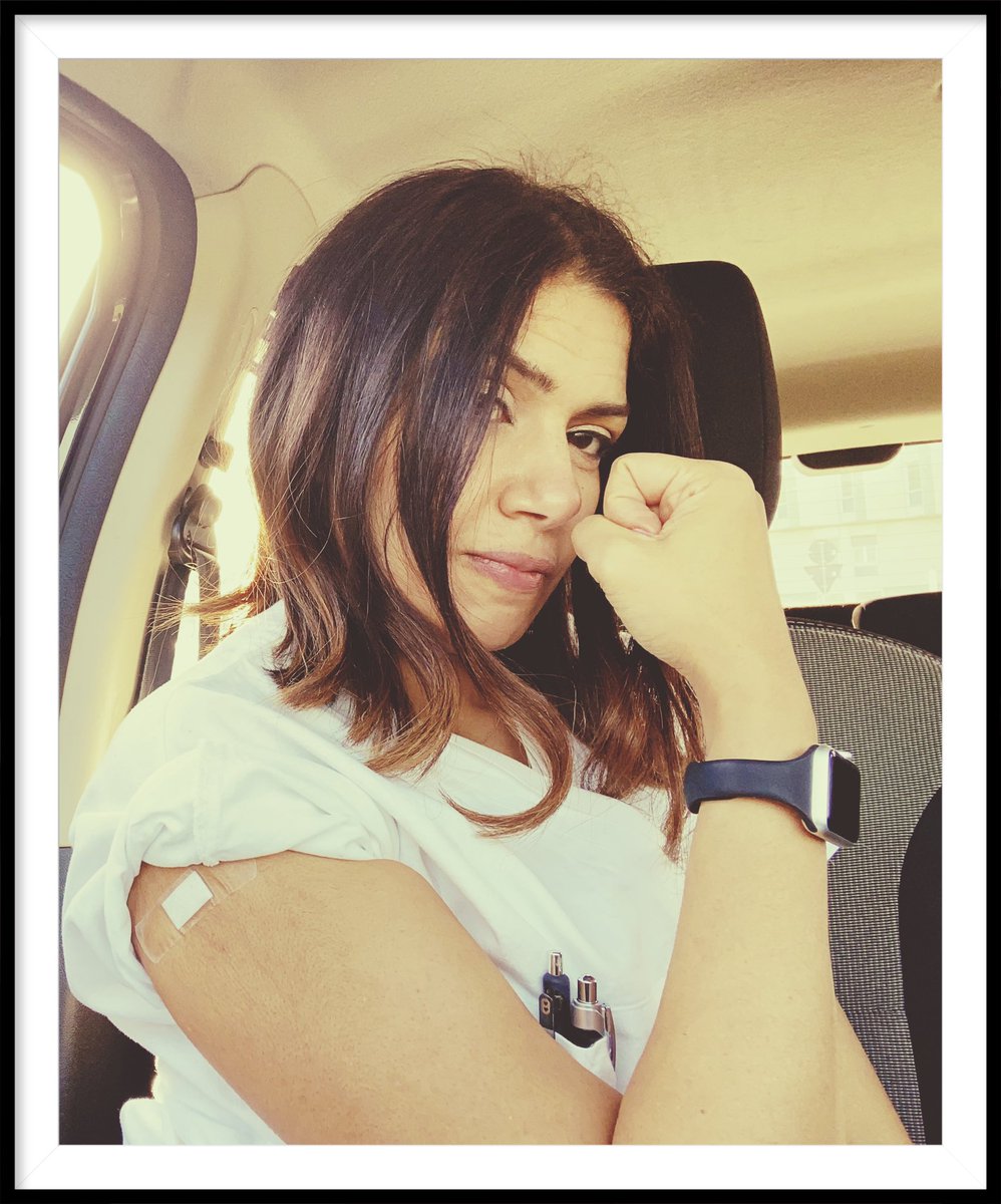 NesrineGamal's tweet photo. First dose @pfizer #CovidVaccine ! "That's one small step for a man, one giant leap for mankind“ #ThisIsOurShot #sciencePrevails #ioMiVaccino #Italia https://t.co/cemxszvFY5