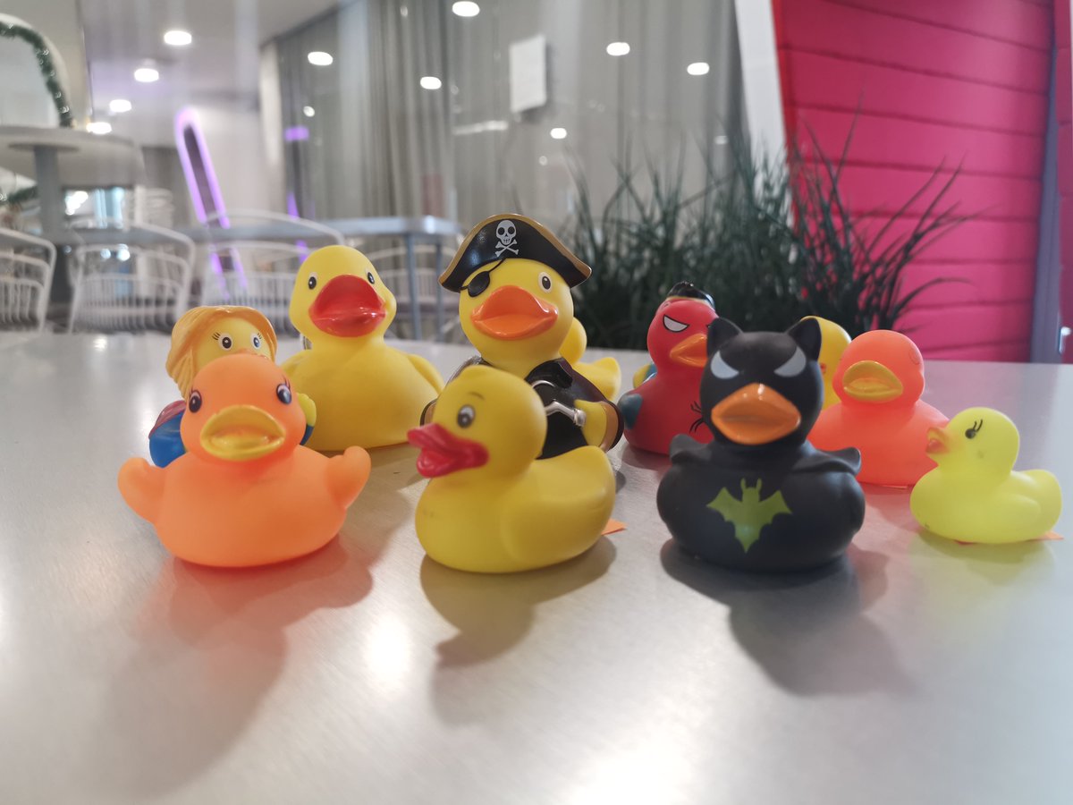 trikoder's tweet image. While most of our employees are working from home, our offices are not empty! A gang of rubber duckies is always ready for debugging, or at least a little bit of chat time in the process of problem solving. 

#trikoder #rubberduckdebugging #rubberduckieday