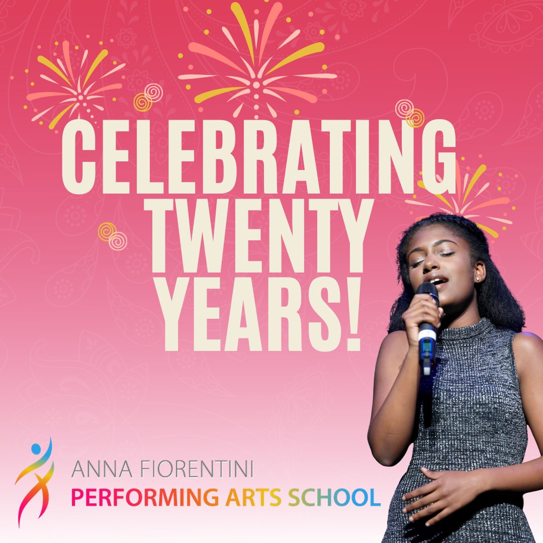 AnnaFiorentini's tweet photo. As part of our 20-year celebration we would love to hear from alumni students and staff to share memories from your time at the school. Drop us a DM or contact us via hello@afperformingarts.com & find out how you can get involved with our continued celebrations. #afalumni https://t.co/VD6VY2CQUZ