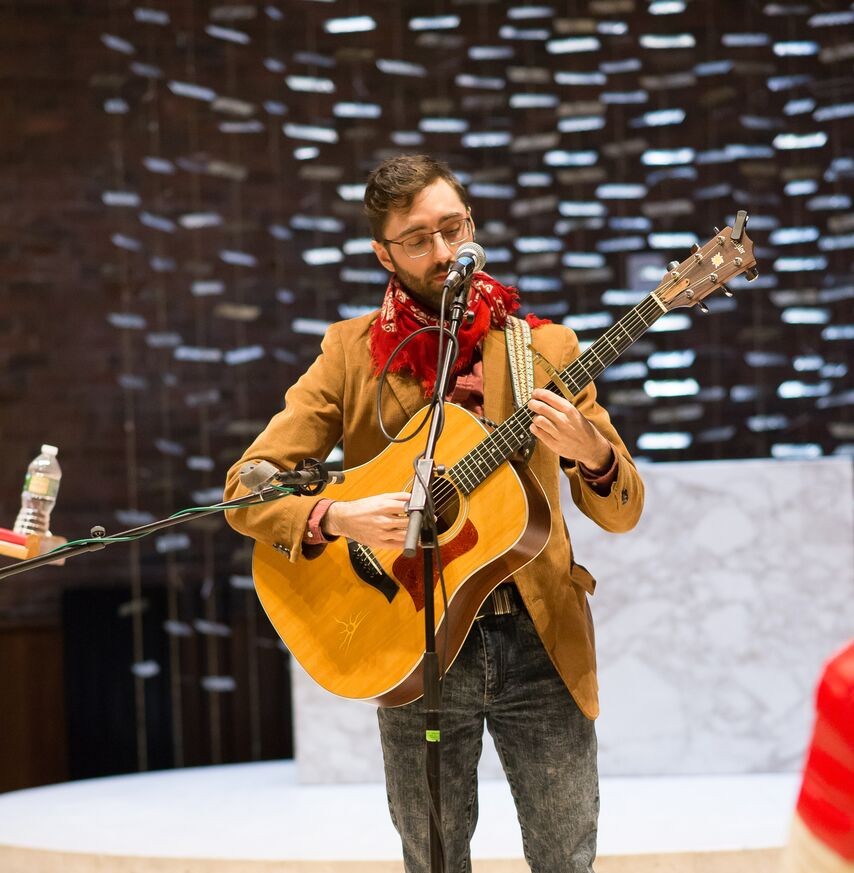 MITevents's tweet photo. Today at noon: Watch MIT's Artists Beyond the Desk: Hilltop Sunset. Personal stories of love, pain, politics, and self-improvement permeate his songs which range from high-energy and emotional to slow and thoughtful. https://t.co/1N60VUyK83 @MITstudents @ArtsatMIT #mitartists https://t.co/gF7Yd7xfaN