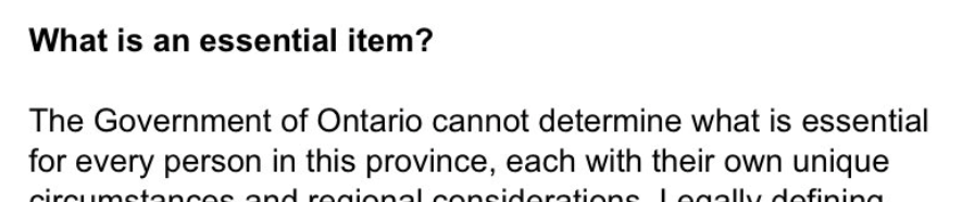 matttomic's tweet photo. I know a lot of people across Ontario have questions but luckily the government has taken the time to provide you with the answers you need https://t.co/JTSBer9QMJ