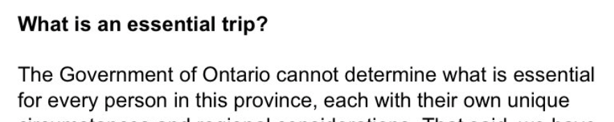 matttomic's tweet photo. I know a lot of people across Ontario have questions but luckily the government has taken the time to provide you with the answers you need https://t.co/JTSBer9QMJ