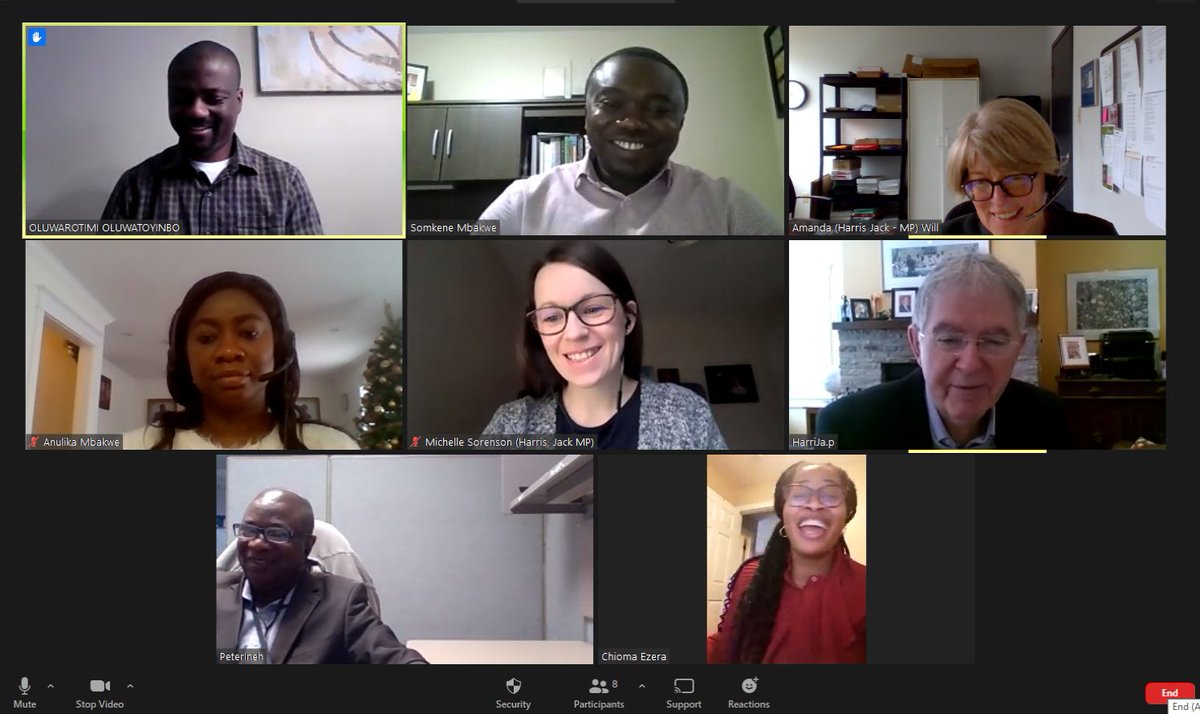 Pleased to meet with the <a href="/NigeriansinNL/">Nigeriansinnl</a> today to discuss issues of concern to Nigerian Canadians, including police brutality. #NewfoundlandandLabrador #Nigeria #EndSars @somkenembakwe