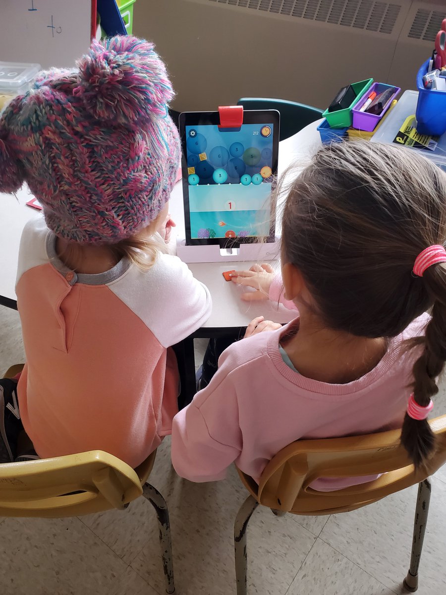 GillBaskwill's tweet photo. Our new #mathworkstation is the perfect way to practice showing numbers in parts. We LOVE @PlayOsmo #seewhatimlearning https://t.co/dYtwnUouUV
