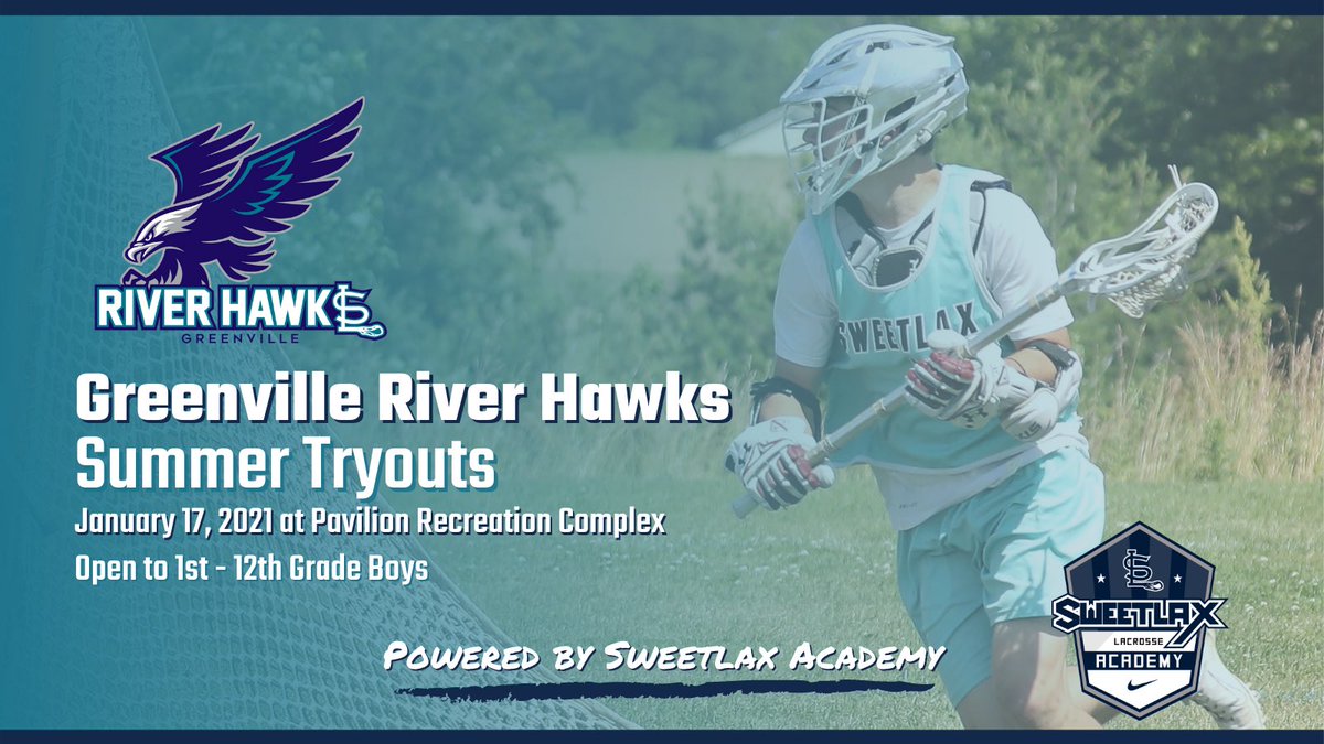 We are excited to announce a combined <a href="/SweetlaxAcademy/">Sweetlax Academy</a> + Regional Tryout for the newest member to the Sweetlax family, the Greenville River Hawks! Visit the link in our bio to sign up for this event for only $20!