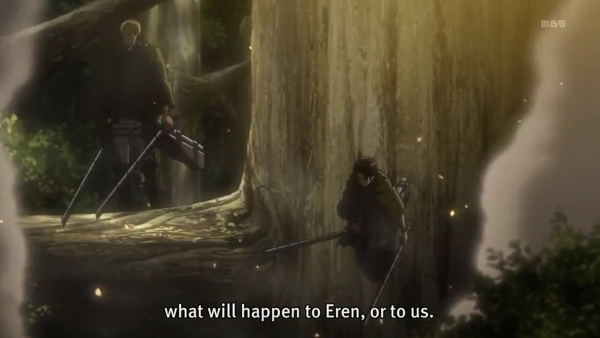 Also, note that in the anime, Levi says this :The future of Eren and the Survey Corps depends on the capture of the Female Titan.