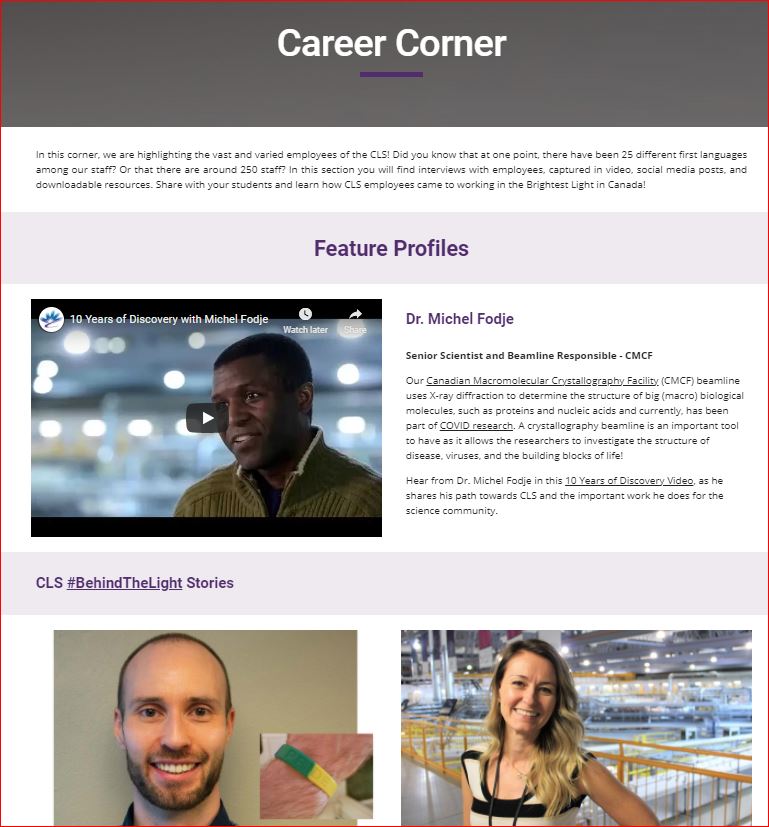 WalkerTL11's tweet image. Are you looking for a new resource to help your students explore a #career related to #Science? Here are some profiles for scientists and other positions necessary for our facility to function.

bit.ly/36kvDg1