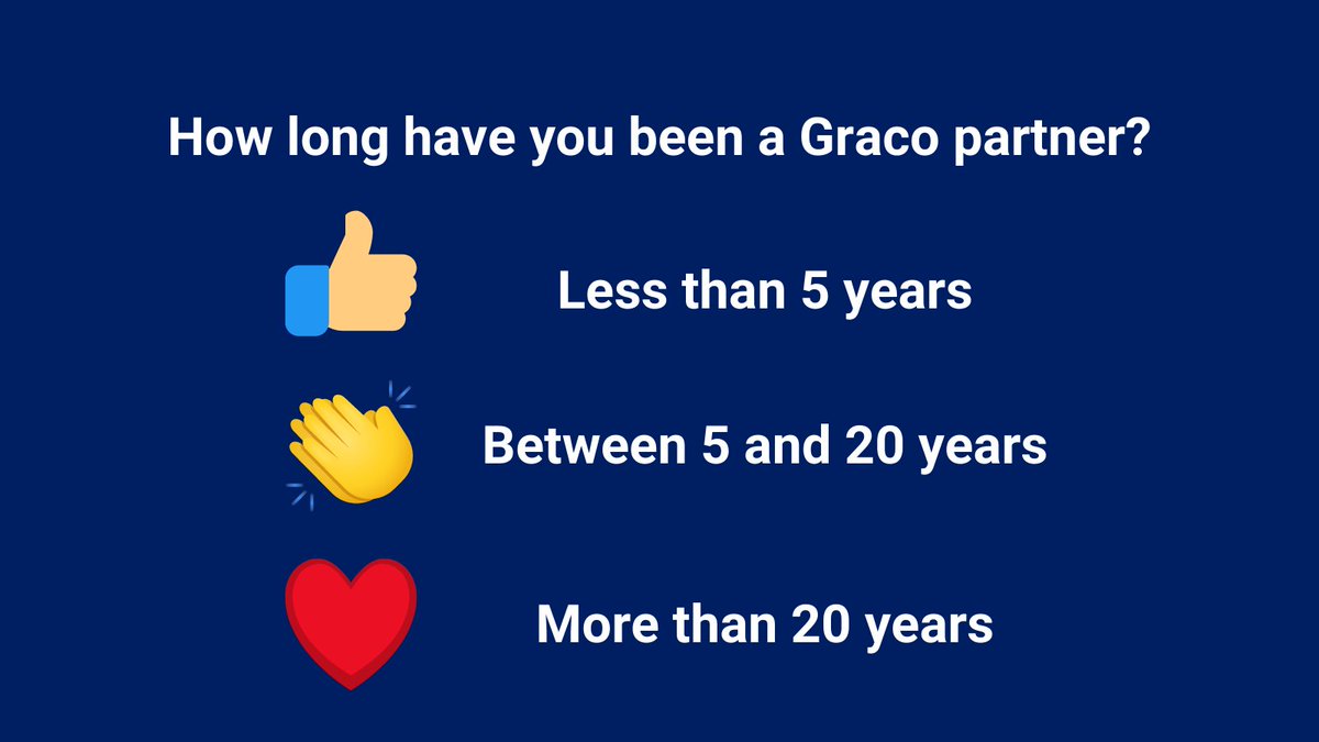 Spreading ❤️ to our partners. Share with us how long you have been a #Graco partner.