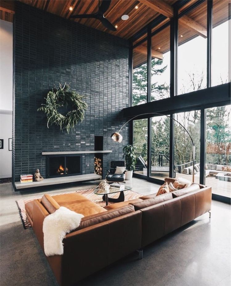 And what we do see more and more of now is a focus on clean, simple lines and spaces that allows for an emphasis on different textures.This may be a complete coincidence, but I don't think that's the case. I imagine there's some causal thing going on that both have in common.