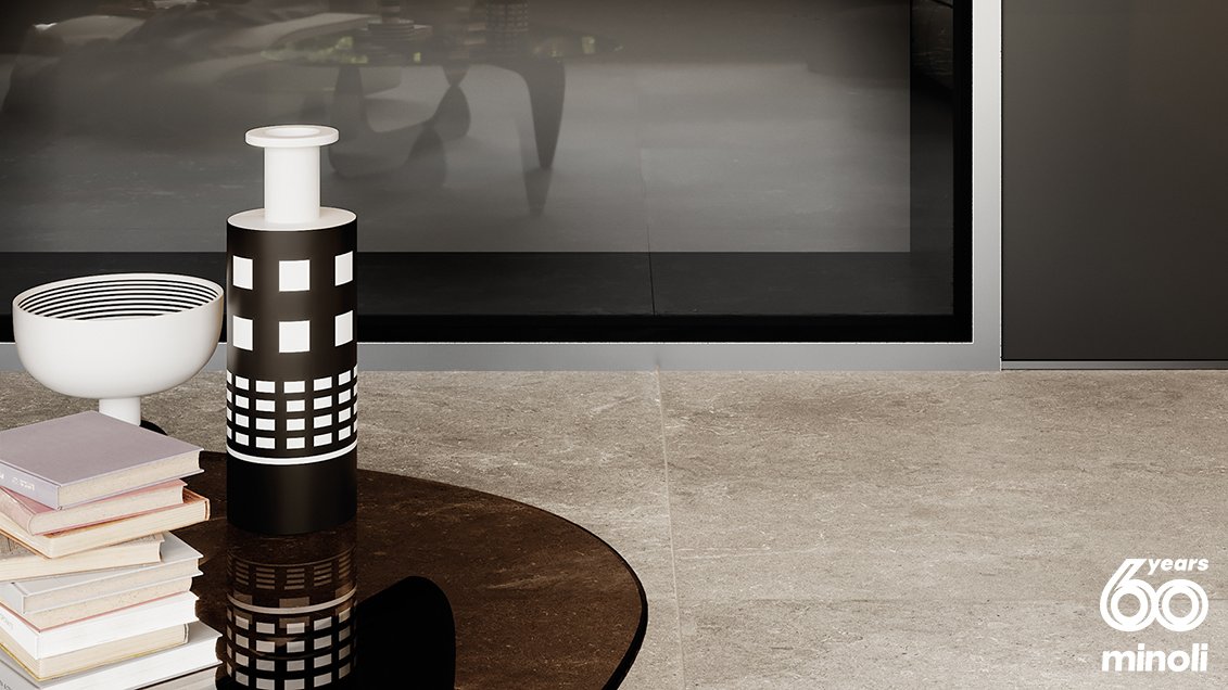 Minoli Epik Caramel are beige limestone effect porcelain tiles with grey undertones and a natural matt surface

minoli.co.uk/tiles/epik-car…

Available in a selection of formats and suitable for floor and walls, Minoli Epik porcelain tiles offer modern surfaces for contemporary spaces