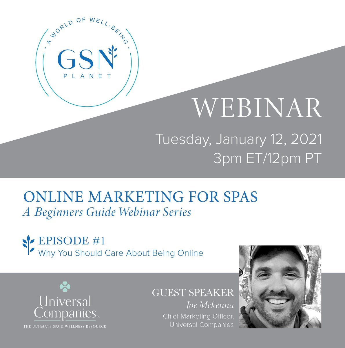SpaWellMex's tweet photo. @GreenSpaNetwork & @Universalcos launched a webinar series for #spa on online #marketing for #spas
https://t.co/VbpJ5VeDGP
#wellness #bienestar #spaindustry #wellnessindustry #spamanagement #GreenSpaNetwork #spamarketing
Read #SpaWellnessMexiCaribe
https://t.co/dEbuVJUSjE https://t.co/Iw9qfNrz30