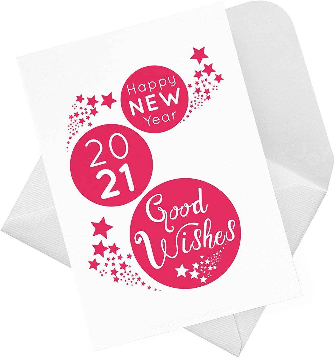 JoyCelebrations's tweet photo. Our popular Good Wishes #NewYear cards are finally back in stock! 

🥳 shop at https://t.co/NmUW0UEt6X and spread good wishes for 2021! 😍

Please stick with small businesses on the big marketplaces; we really value your support during the pandemic. https://t.co/mKKV9QH3y8