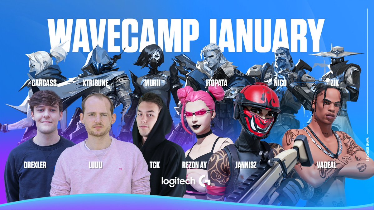 WaveAUT's tweet image. #WaveCamp January edition 🌊

Thanks to the support from our partners at @LogitechG we are going to visit the @1337Camp this January, 18.1. - 1.2.

Time to prepare for the upcoming tournament season. Stay tuned for exclusive content! 🏆
