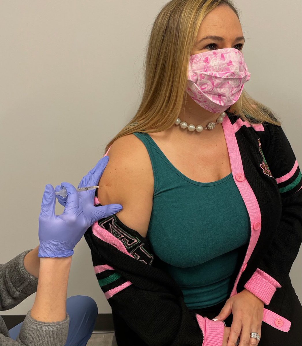 Lead by example! My first dose is in the history book. #COVID19vaccine #WeAreSouthfield