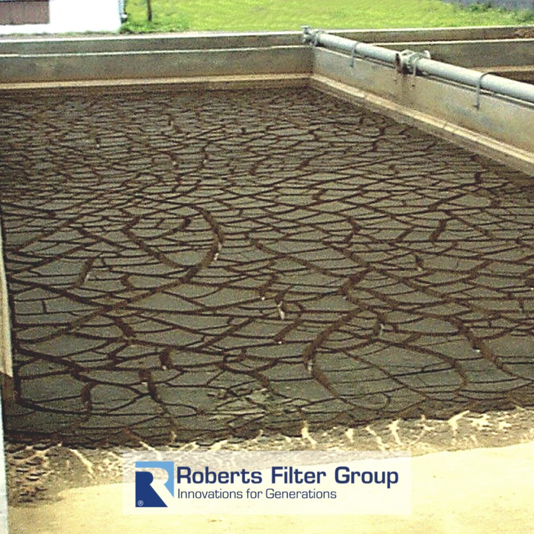 Microwedge™ Sludge Blocks can be an effective method of dewatering sludge. The design allows for rapid drying and is low maintenance, energy-free, and driven by climate/gravity. Pictured is the result of Microwedge™ Sludge Blocks. #robertsfiltergroup #microwedge #cleanwater