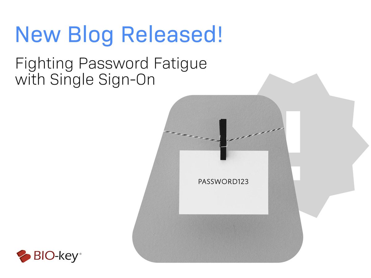 BIOkeyIntl's tweet photo. Remembering a lot of complex passwords leaving you frustrated? Here's how you fight against it.
https://t.co/XzUevopr0m
#password #fatigue #passwordfatigue #blog #complexpasswords https://t.co/j5EjbnojR1