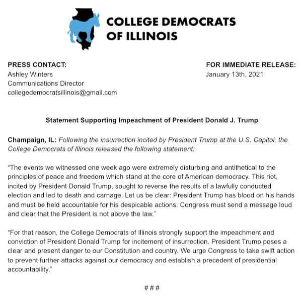 College Democrats of Illinois tweet media