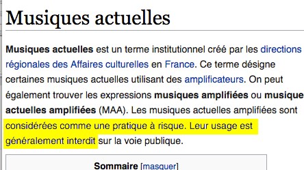 Sourdoreille's tweet image. Wikipédia.