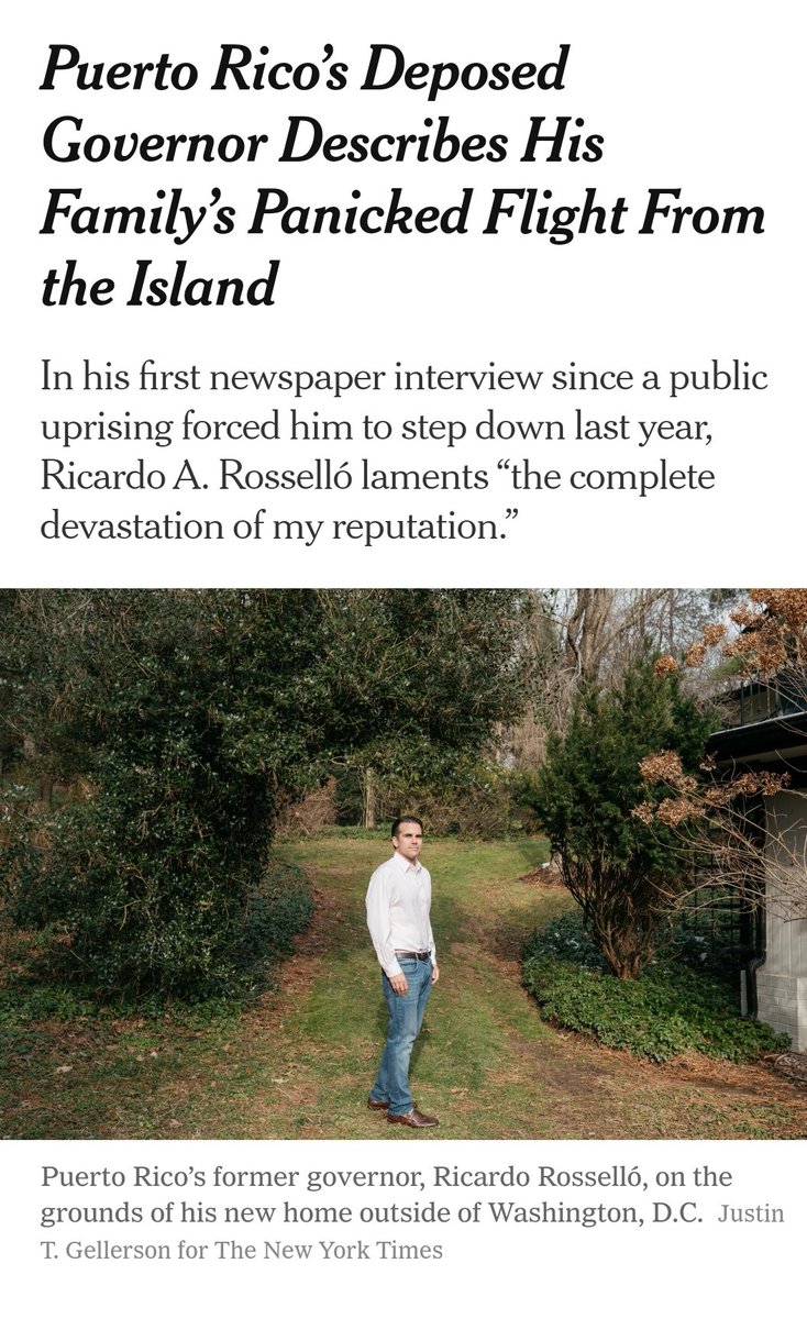 juandalmauPR's tweet photo. En el New York Times, Ricardo Rosselló dice haber contratado publicistas para rehabilitar su imagen en Puerto Rico luego de su salida por #Verano19. ¿Por qué hay políticos que insisten en creer que todo se trata de imagen? Se trata de vidas, sufrimiento y necesidades del pueblo. https://t.co/evKnBRMlvi