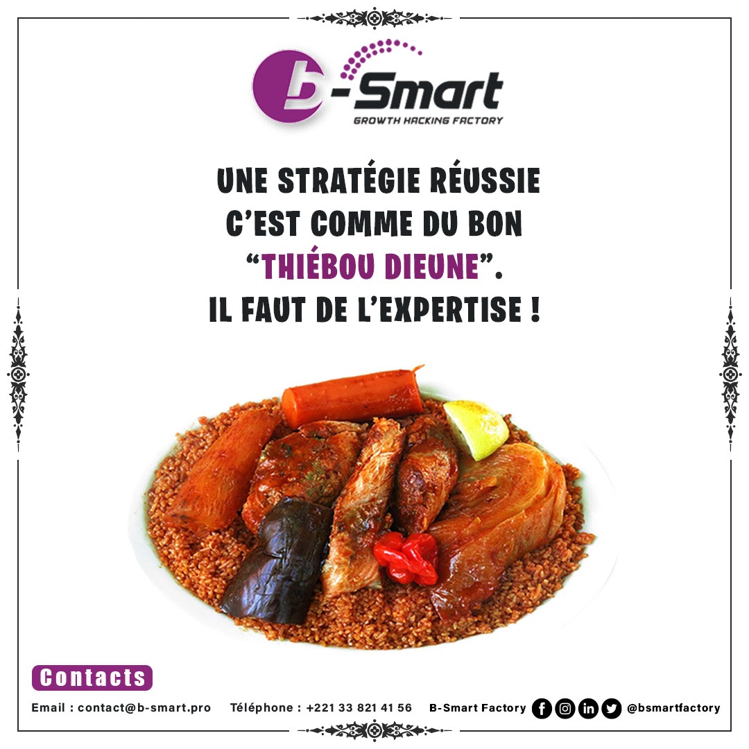 bsmartfactory's tweet photo. Réussir son Thieb... c'est aussi un art stratégique plus des "FEEM"
#growthhacking #dedignthinking #marketing #galsenCM #tl221 #seo #bsmartfactory https://t.co/wgPHfCGgcG