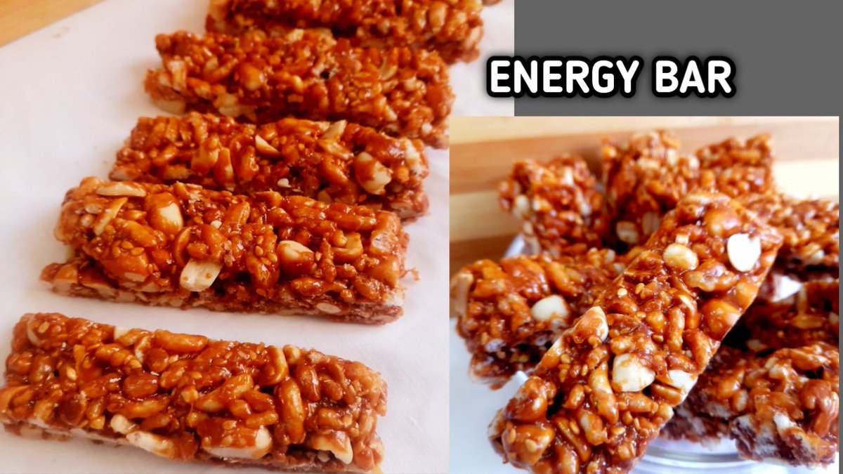 Iron protein rich energy bar🍫
youtu.be/CAfR7GEG__4
