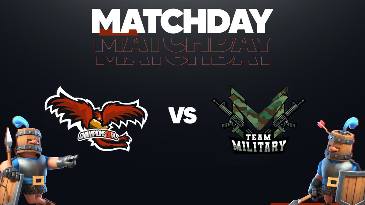CoPTeamCR's tweet photo. [#MatchDay]
🏆 @CupDeadly
🆚 Team Military (@TeamMilitaryGG)
⏰Today 9pm CET https://t.co/y8S8ymSbu6