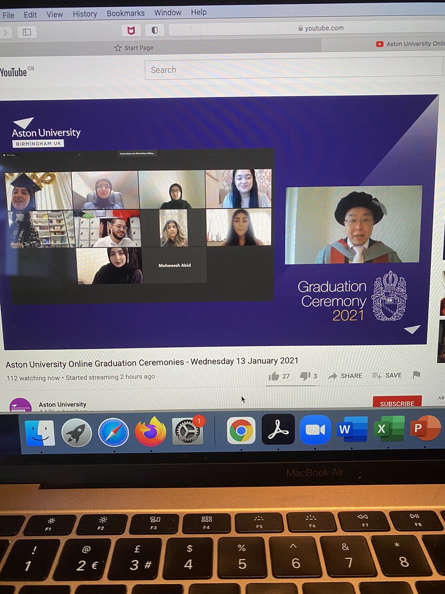 RuthEdwards101's tweet photo. Fabulous to see @Aston_Pharmacy students graduate virtually today! Amazing to see many of you in your workplaces. Congratulations! And well done @chihuynh8 @AstonHLS https://t.co/GUW2eswQDc