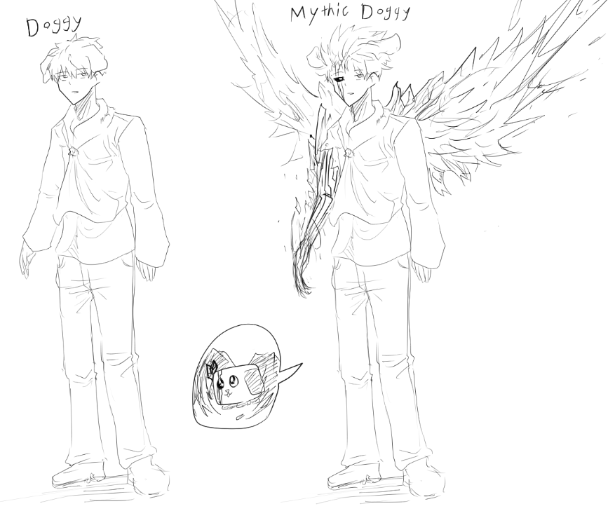 Top 10 bgs anime battle doodle (isaac vs doggy)