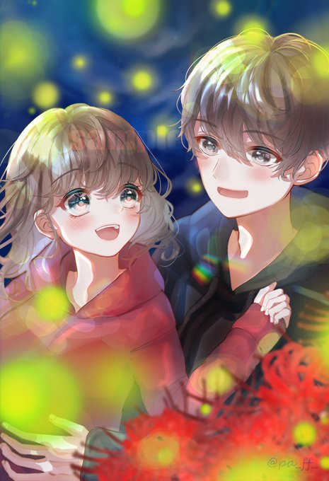 カップルイラストのtwitterイラスト検索結果 古い順