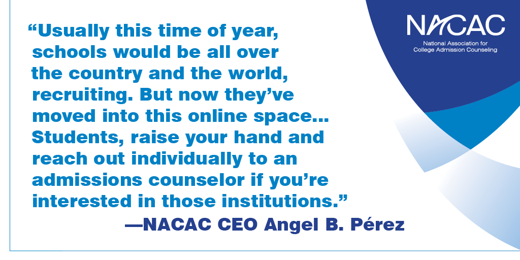 Natl Association for College Admission Counseling tweet media